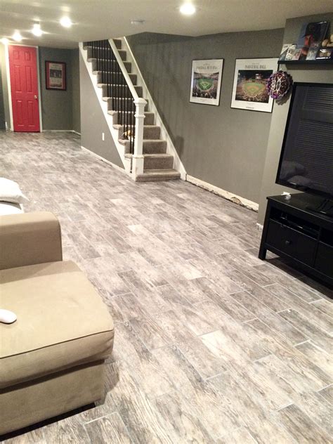 Make Your Basement Floor Stand Out With Tiles Home Tile Ideas