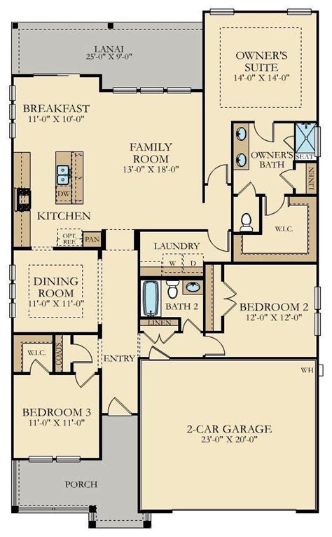 Lennar Abbey Floor Plan Floorplansclick