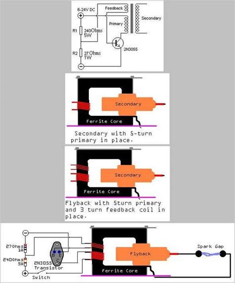 Circuit High Voltage Flyback Transformer Circuit Diagram