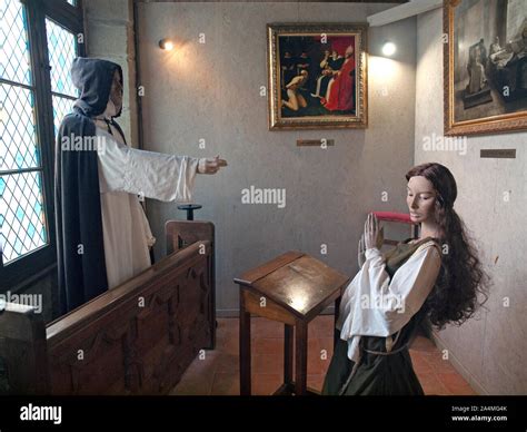 A Display In The Museum Of Inquisition In Carcassonne Stock Photo Alamy