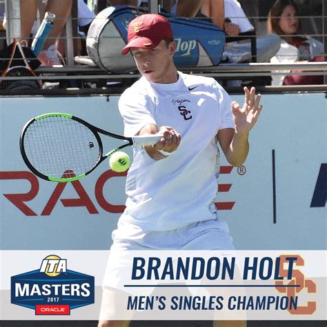 Ita Tennis On Twitter Brandon Holt Wins The Mens Singles Final At