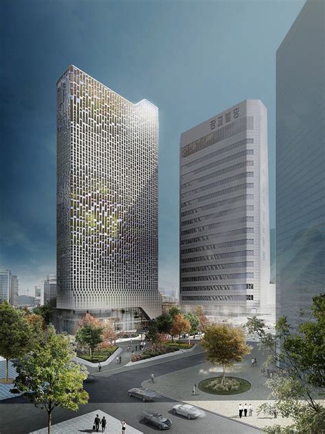 Unstudios Responsive Facade To Transform Seoul Office Tower