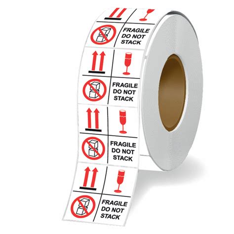 Self Adhesive Combo Shipping Labels Fragile Do Not Stack Safetyshop