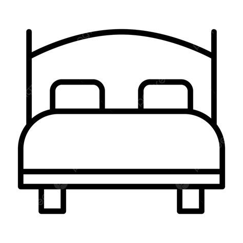 Bed Line Icon Vector Bed Icon Bed Doublebed Png And Vector With