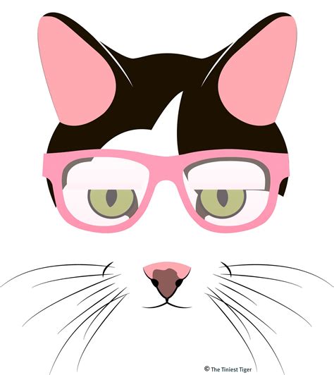 Cute Cartoon Cat With Big Eyes Clipart Best