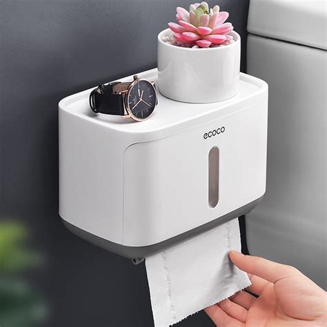Ecoco Paper Towel Dispenser Wall Mounted Paper Towel Holder Dispenser