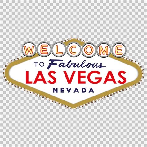 Welcome To Fabulous Las Vegas Sign Premium Vector