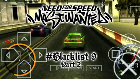 Need For Speed Most Wanted Ppsspp Emulator Gameplay Blacklist 9 Part 2