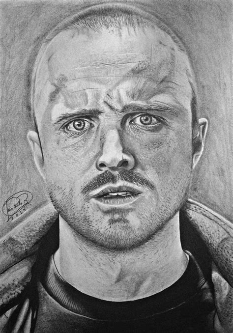 Jesse Pinkman In 2021 Charcoal Portraits Pencil Sketches Of Faces