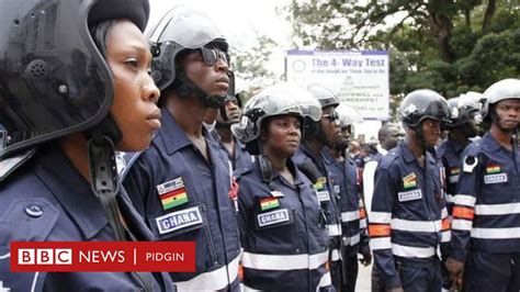 Ghana Traffic Police Go Start Wear Bullet Proof Vest Den Carry Guns