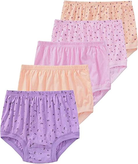 Warmword Size M Xl Pack Womens Cotton Panties Full Coverage Panty