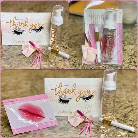 10 Lash Extension Aftercare Kits Package Of 10 Etsy