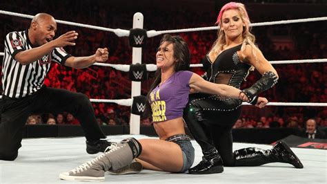 Aj Lee Paige And Naomi Vs The Bella Twins And Natalya Raw March 30 2015 Wwe