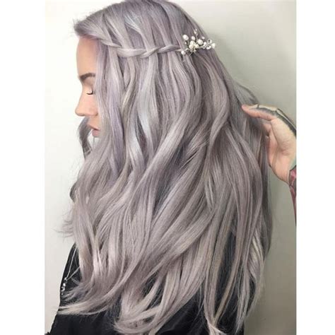 Lilac hair hair color purple pastel hair cool hair color periwinkle hair gray hair blue hair peekaboo hair colors hair colours. Lilac Hair Color Looks