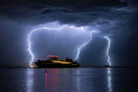 8000 Stormy Sea Lightning Stock Photos Pictures And Royalty Free