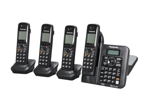 Panasonic Kx Tg6644b 19 Ghz Digital Dect 60 4x Handsets Cordless