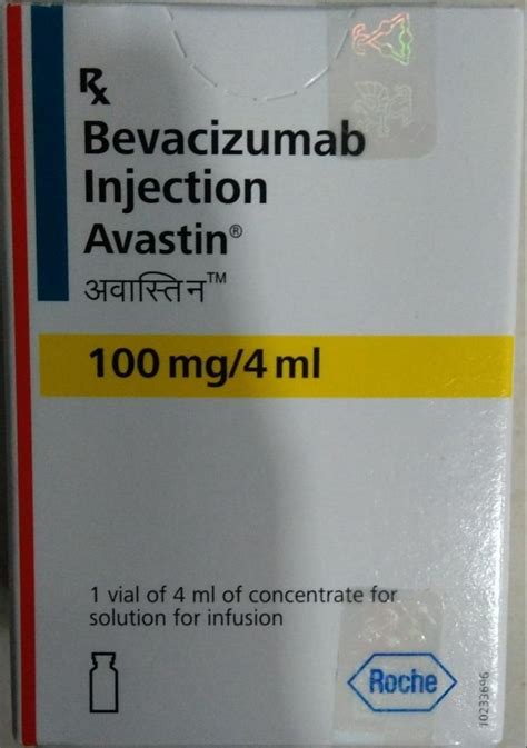 Epithra Avastin 100mg 4ml Bevacizumab Injection Roche At Best Price In