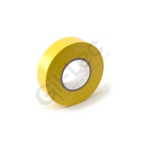 Insulation Tape 20mm Yellow Gil Lec