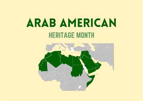 National Recognition Of Arab American Heritage Month Manual Redeye