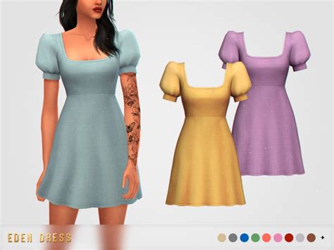 Eden Dress Sims 4 Sims 4 Mods Clothes Sims 4 Dresses
