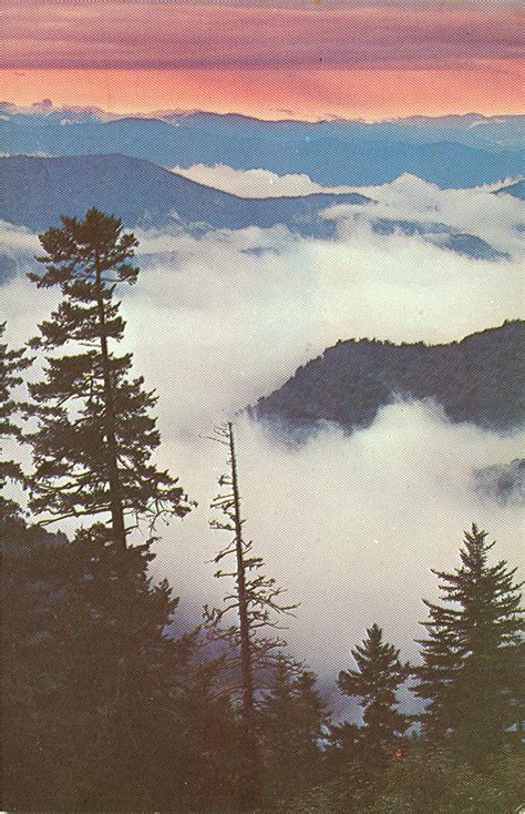 Vintage Travel Postcards Great Smoky Mountains National Park