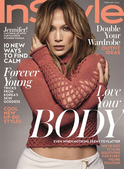 Jennifer Lopez Instyle Magazine Cover February 2016