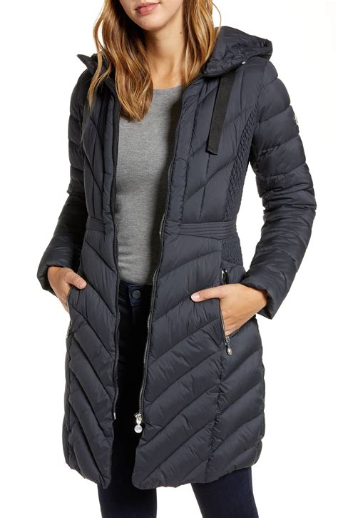 Bernardo Packable Hooded Walker Coat Nordstrom Winter Coats Women