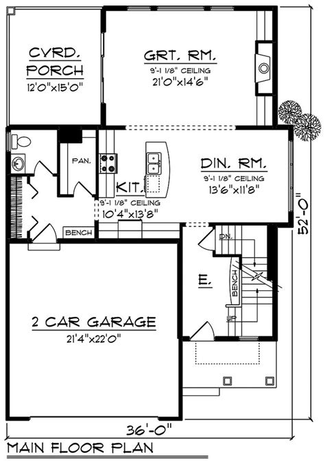 Farmhouse Style House Plan 75434 With 3 Bed 3 Bath 2 Car Garage