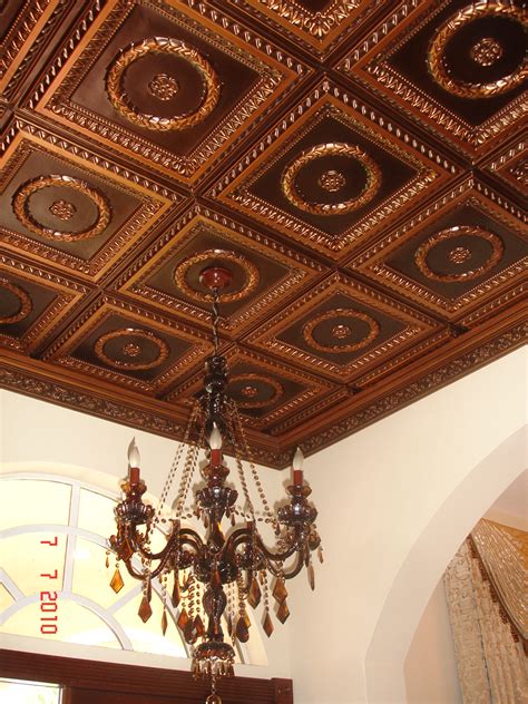 Expect a delay in delivery until they return. Faux Tin Ceiling Projects | Decorative Ceiling Tiles Inc.
