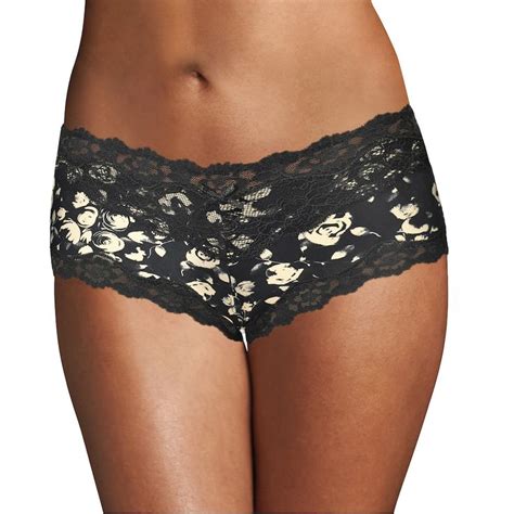 Maidenform Lace Trimmed Cheeky Hipster Panty
