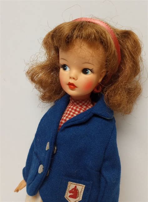Vintage Ideal Tammy Doll In Checkmate Jacket Blouse Skirt Hair Ribbon Some Tlc Ebay