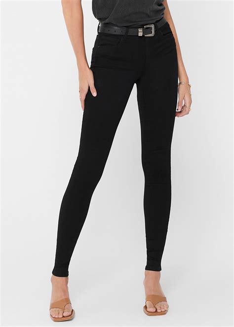 Only Damen Noos Skinny Stretch Jeans Hose 5 Pockets Regular Waist