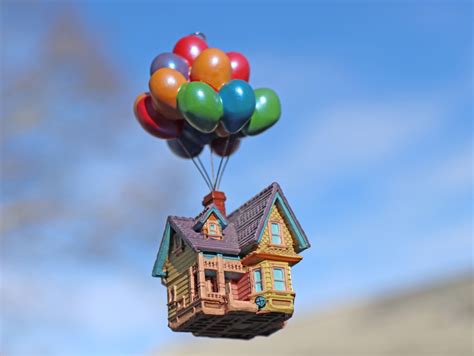Pixar Up House Model With Balloons