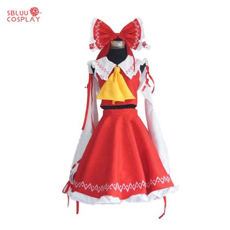Sbluucosplay Touhou Project Hakurei Reimu Cosplay Costume