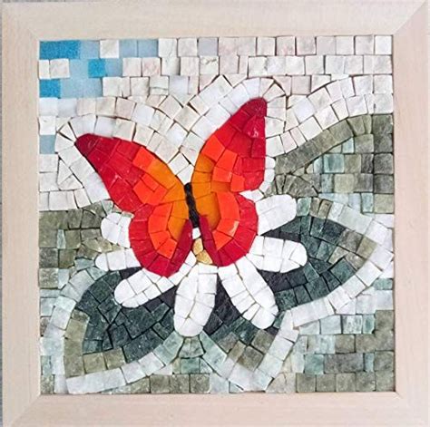 Model Diy Mosaic Art Kit Four Seasons Spring Size 9x9 Or 23x23cm
