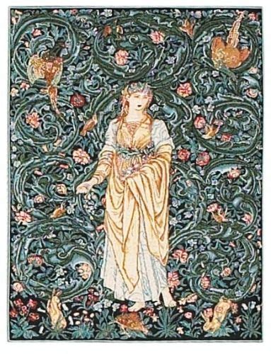 Art Nouveau William Morris Imageck Medieval Tapestry Art Wall Hanging