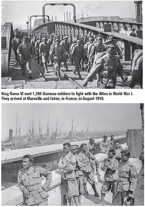 Bangkok Post Wwi Centenary Commemoration Honours Siamese Soldiers