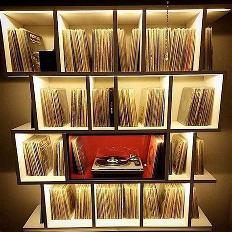 Beautiful Record Room Vinyl Shelf Vinyl Record Display