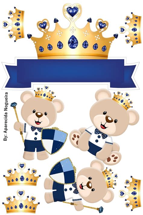 Topo De Bolo Príncipe Para Imprimir