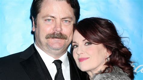 The Truth About Megan Mullallys Marriage To Nick Offerman Celeb 99
