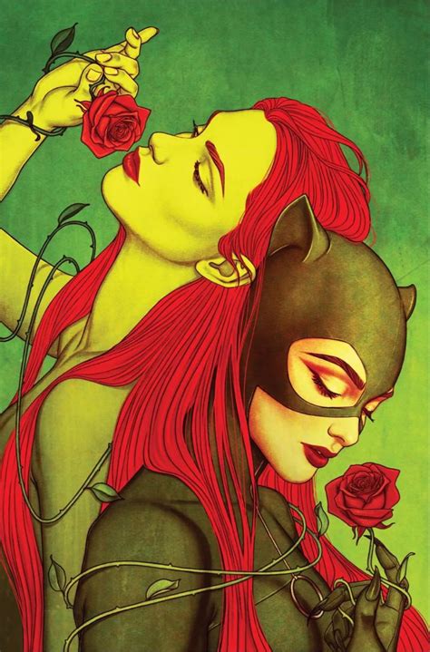 Catwoman 33 Variant Cover Poison Ivy By Jenny Frison Catwoman