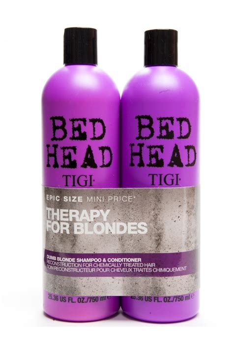 Tigi Bed Head Dumb Blonde Shampoo And Conditioner 750ml Stylishcare