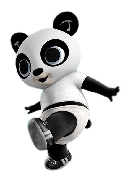 Download Bing Bunny Character Pando Kicking Transparent Png Stickpng