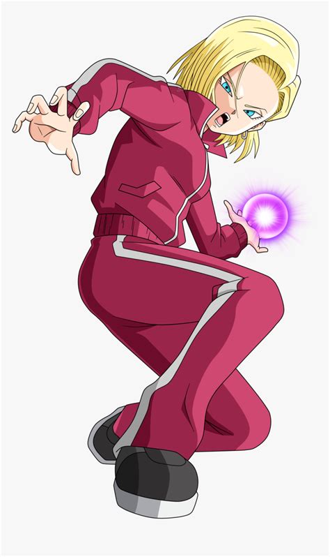 android 18 by saodvd dbjqyqy android 18 in tracksuit hd png download kindpng