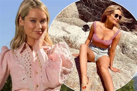 Love Island S Laura Whitmore Bares Flesh In Risky Dress For Red Hot