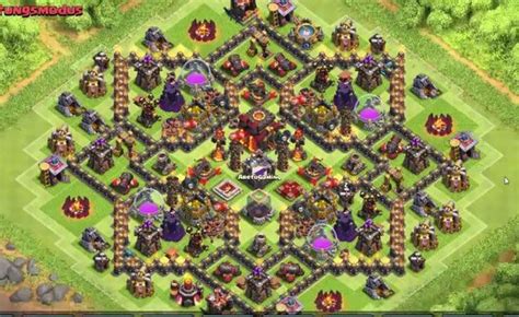 Top Clash Of Clans Town Hall Level Defense Base Design Clash Of