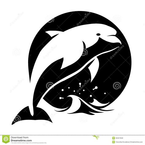 Maybe you would like to learn more about one of these? Dolphin stock vector. Illustration of biology, silhouette ...