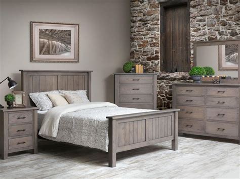Team this light grey bed frame with the rest of the evesham grey bedroom furniture collection to complete the look.single bed frame dimensions: Gray American Made Bedroom Furniture - Countryside Amish ...