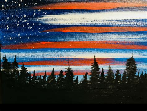 American Flag Painting Step By Step Tutorial For Beginners