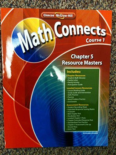 Glencoe Mcgraw Hill Math Connects Course 1 Chapter 5 Resource Masters
